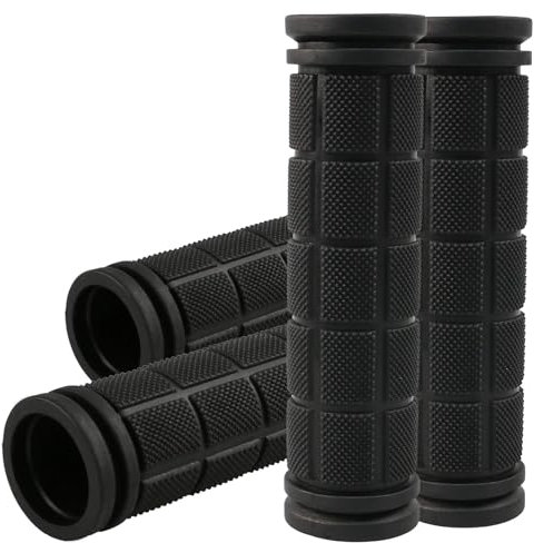 2 pares de empuñaduras ergonómicas antideslizantes de goma para manillar de bicicleta MTB BMX Cityrad Bike Niños