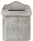 Clayre & Eef 6Y2359 Eisen Briefkasten Post Blumen Grau Grün 265 x 10 x 355 cm