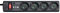 Eaton Multi Enchufe/Pararrayos - Eaton Protection Strip 4 DIN - PS4D - 4 enchufes Schuko - Negro