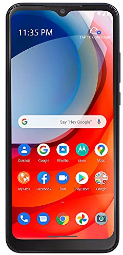 Tracfone Moto G Play, 32GB, Blue - Prepaid Smartphone (Locked)