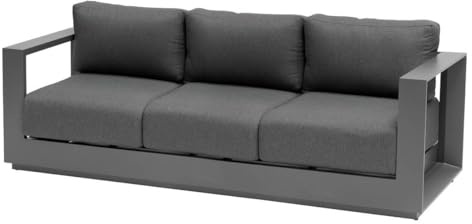 Hespéride - Gartensofa Allure - Zebranograu/Graphit