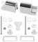Wc Sitz Halterung, 2 Stück Universal Wc Sitz Scharniere Wc Sitz Befestigung WC Sitz Befestigungsset, Softclose WC Sitz Metallscharniere für Feste Toilettensitzteile zu Installieren