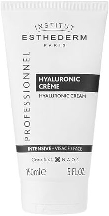 Institut Esthederm - MAXI Hyaluronic ansiktskräm - Hyaluronsyra kräm SOS rynkor, intensiv uttorkning – för djupt återfuktad hud – 150 ml rör