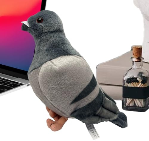 Genérico Pigeón De Peluche | 20 Cm Suave Y Tierno Muñeco Simulado,Juguetes de Peluche | para Compañía Consuelo Regalos Navidad Cumpleaños Dormitorio Coche Sofá Niños Niñas