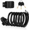 Bike Lock 180cm / 12mm Cable Lock with 3 Keys and Metal Cable Bicycle Lock Heavy Load, Safe Combination with mounting Bracket for Bicycle Tricycle Scooter