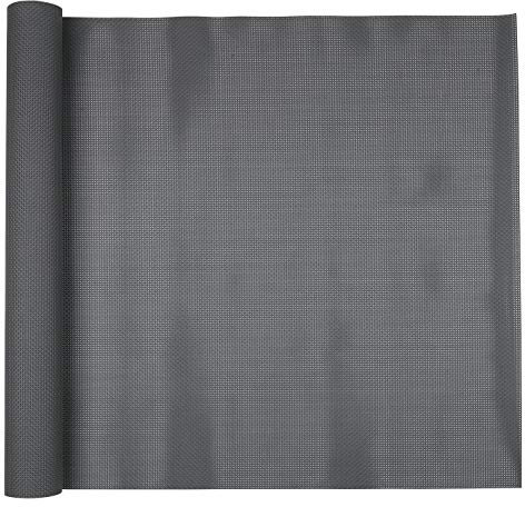 Hoberg Balkon Sichtschutz ohne Bohren - 90x500cm | Ideal als Windschutz für Terrasse | Blickdichte Balkonabdeckung mit 50 Kabelbindern | Polyrattan 720 g/m² - wetterfest & UV-beständig [Anthrazit]