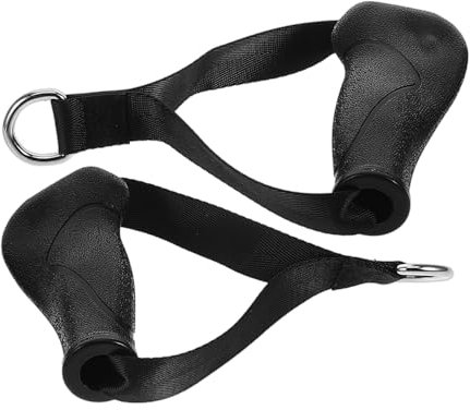 BESPORTBLE Resistance Band Handles Only D Shape Handles TPE Grip for Cable Machine Gym Handles for Cables for Routine