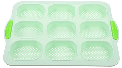 balacoo Teglia Silicone Antiaderente Per Pane Francese Stampo Da Forno Con Cavità Per Baguette Vassoio Per Cottura Muffa Cottura