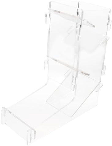 Kisangel Torre Trasparente per Dadi in Acrilico Dispenser per Giochi da Tavolo Accessorio Pratico e Leggero per Dadi Multipli Adatto Giochi Tavola Adulti