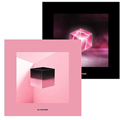 YG Entertainment Black Pink Square Up - Álbum (tamaño miniálbum), CD + fotos + lirios Renticular + tarjetas postales + tarjetas fotográficas + juego de tarjetas fotográficas extra