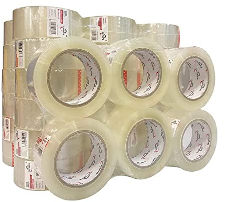 various Cinta de Embalaje Transparente 48 mm x 200 m, Pack de 36 Rollos, Precinto Adhesivo Fuerte para Cajas, Mudanzas, Envíos y Almacenaje, Resistente y Fácil de Usar