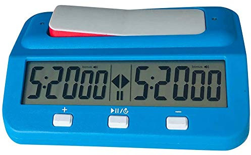 Tbkoly Chess Basic Digital Chess Clock and Game Timer, Accurate Digital Portable Clock, Digital Watch Timer ()