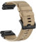 YOOSIDE Nylon Armband für Garmin Fenix 7 / Fenix 6 / Fenix 5 / epix Pro 47mm, Verbessert Quick Fit 22mm Weave Nylon Gurtband Sport Handgelenkbänder für Forerunner 955/965,epix 2 (Kojote Tan)