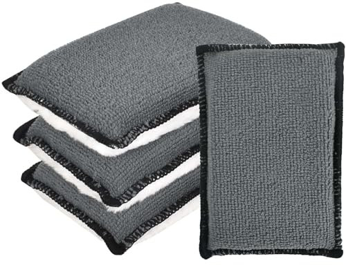 Tampone Per Pulizia Auto 4 Pezzi Tampone Microfibra Auto, Panno Microfibra Pulizia Interni Auto, Spugna Pulizia Auto Interni, Spugna Lavaggio Auto Microfibra, For La Pulizia Degli Interni Dell'auto