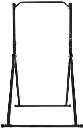 Barre de traction autoportante pliable Power Tower Dip Station d'entraînement de force pour l'extérieur et la maison - Appareil d'entraînement de fitness pliable multifonction