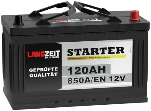 Starterbatterie 120Ah 12V LKW Auto Batterie IvecoDaily II III