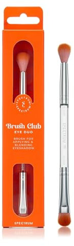 Spectrum The Eyes | Dual-Ended Apply & Blend Brush | Expertly Designed for Effortless Eye Makeup | Vegan & Cruelty-Free