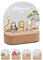Bärenfreunde® - Personalisiertes Nachtlicht für Babys - Individuelle Nachttischlampe für Kinder - Personalisierte Geschenke Kinder - Babygeschenk - Geschenk zur Geburt (Safari Tiere)