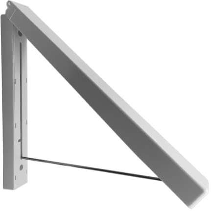 Qreninv Foldable Wall-Mounted Clothes Hanger, Space-Saving Multifunctional Drying Rack, Suitable for Bedroom, Bathroom, Balcony, Indoor and Outdoor Use, White