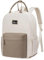 LOVEVOOK Rucksack Damen, Laptop Schulrucksack Teenager Schultasche Mädchen 15.6 Zoll Backpack Women Elegant City Tagesrucksäcke Wasserdicht School Bag Casual Daypacks für Schule Uni Reise, Beige Khaki