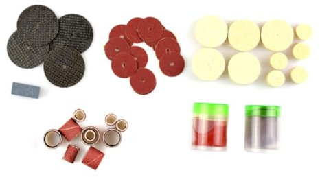 CIYODO Accesorios Para Herramientas Rotativas 100 Piezas De Juego De De Para Pulidoras Lijadoras y Afiladoras.