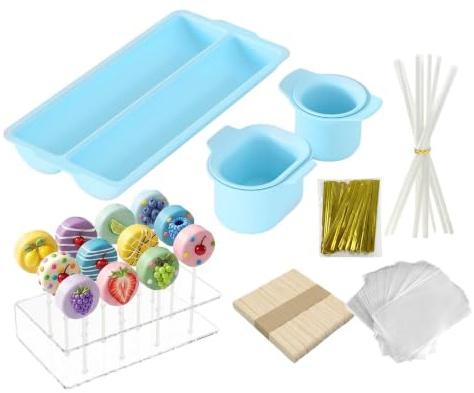 Cake Pop Utstickare Och Utmatningsverktyg Bakningsutrustning Med Dubbel | Cakesicle Utstansare För godis choklad bakning födelsedag desserter bröllop fest