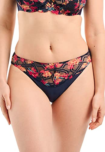 SANS COMPLEXE Femme Elise Fantaisy_60pah62 Slips, Imprimé Bleu Marine & Fleurs, 42-44 EU