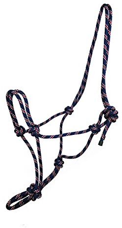 York Spirit Horse Halter Knot Halter (Full, Dark Blue)