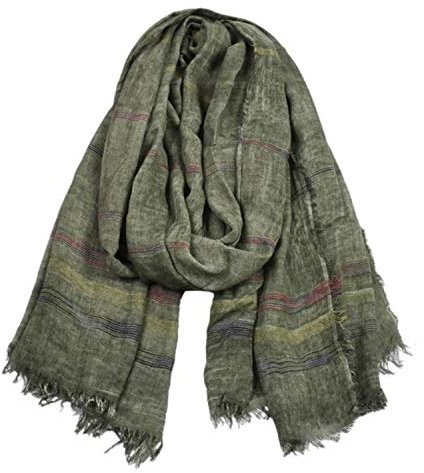 MEISHINE 190 * 90cm Otoño Invierno Hombre Largo Moda Bufanda Cálida Pañuelos Cuello Chal Foulard con Borlas (Style 9)
