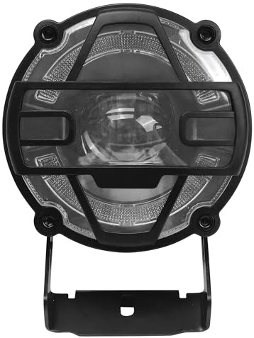 Marsrut EBike Headlight, E Bike Front Light for 3 Pin Electric Bike Bicycle, Waterproof Mini Horn Headlights, Super Bright Led Accessories for Night Riding, Aluminium Alloy, 36V - 48V, 12W