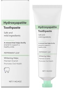 Aufhellende Zahnpasta Mit Xylitol & Grüntee-Extrakt Zur Zahnreinigung Und Frischer Atem, Fluoridfreie Weißmachende Zahncreme Für Sensitive Zähne - 114g