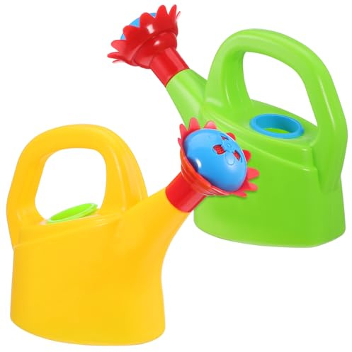 Kids Watering Toy 2PCS Chicken Sprinkler Kettle Plastic | Easy Grip Outdoor Water Play Accessory for Toddlers, Summer Beach Garden Bath Activities and Early Learning Fun