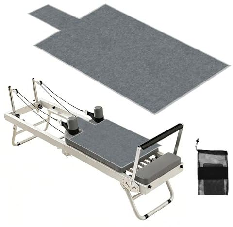 Pilates Towels Pilates Reformer Mat Towel, Portable Exercise Sweat Absorbing Pilates Mat, Pilates Reformer Mat Cover, Non-Slip Reformer Accessory for Yoga and Fitness Enthusiasts