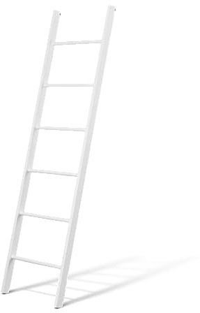 fornera f33 Massivholz Deko Leiter Handtuchleiter, Handtuchhalter, Kleiderständer aus massiven Buchenholz, in Handarbeit fertig montiert, mehrere Farben verfügbar, HxBxT:170x45x5 cm