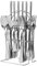 24 Piece Cutlery Set,Silverware Set Stainless Steel Knife and Fork Spoons Sets with Holder Service for 6,Stainless Steel Flatware Set with Stand Hanging Flatware Set with Stand,Dishwasher Safe