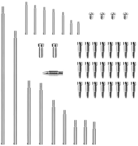träblåsinstrument 1 set Saxofonreparationsdelar Instrumentreparationsverktygssatser Skruvgängad stång Konisk saxofontillbehör