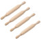 4pcs Rolling Pin,Rolling Pin for Baking, Dough Roller, Rolling Pins, Embossed, Mini Clay for Fondant, Pie Crust, Cookie Pastry (14 * 2cm)