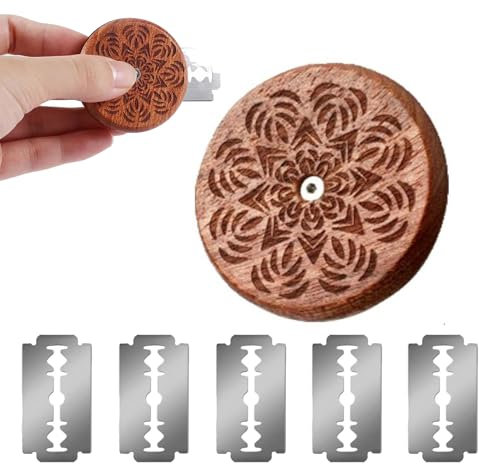 Bäckermesser,Brot Einschneidemesser,Bäckermesser Brot Mit 5 Rasierklinge,Brot Schneider,Brotmesser Klinge,Brot Lahm Scoring Tool,Brotmesser Zum Einschneiden Für Diy Brotteig Muster Kochen Werkzeug