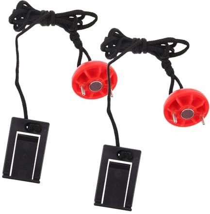 TOYANDONA 2 Piezas Llave de Seguridad para Cinta Correr Doble Inserción Parada Emergencia Instantánea Compatible con Múltiples Repuesto Duradero para Máquinas Fitness
