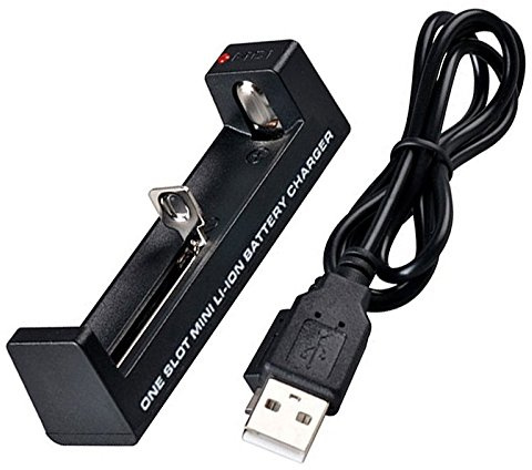 XTAR 1-Schacht USB-Schnellladegerät mit bis zu 1Ah Ladestrom