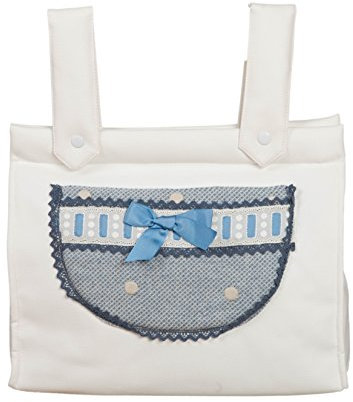 Babyline Caricias - Bolso panera para silla de paseo, color azul