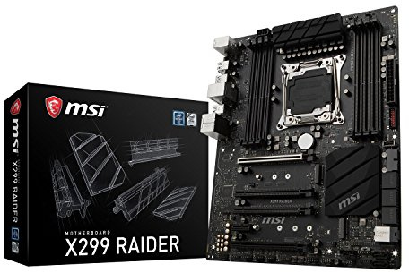 MSI X299 Raider Carte mère Intel Core X-Series Socket LGA2066 SATA