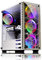 KOLINK Observatory RGB Boîtier d'ordinateur midi-Tour, Boîtier ATX, Tempered Glass Gaming PC Case, Design Discret Boîtier d'ordinateur, Blanc