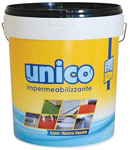 ICOBIT Unico, Super resina liquida impermeabilizzante, Nero, 1 kg