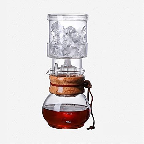 caihuashopping Kaffekanna Praktisk Glas Kaffekanna Kreativ Isdroppare Kaffekanna Hållbar Kallbryggare Kruka Kaffedroppare Kruka Cirka 400 ml Kaffekannor