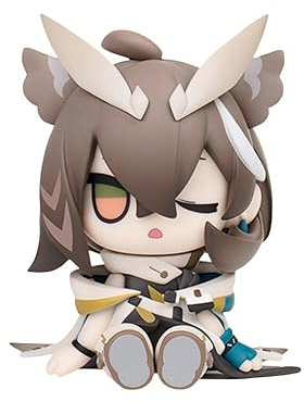 Zhongkaihua Arknights Silence-figur – 7,5 cm statyett anime-modell staty tårtset – datorfodral skrivbordsdekoration samling, present till fans