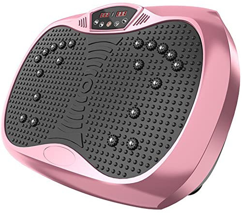 RIEJIN Piastra Vibrante Power + 999 Livelli Altoparlanti Bluetooth for Fitness Domestico silenziosi Facile da riporre Design Elegante e Compatto