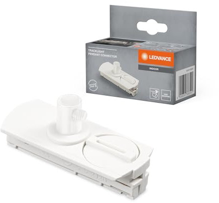 LEDVANCE connettore a sospensione per lampade a binario, bianco, plastica, IP20
