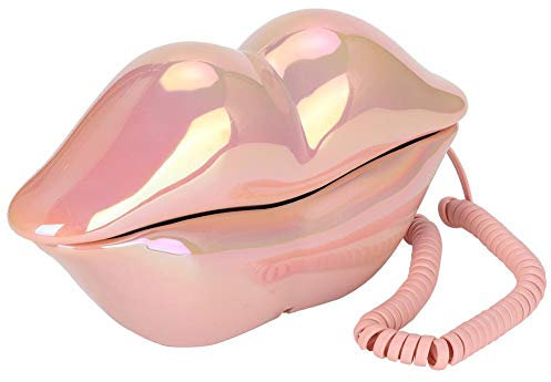 Telefoni con filo, Telefono fisso fisso Telefono fisso digitale per Home Office.(Rosa)