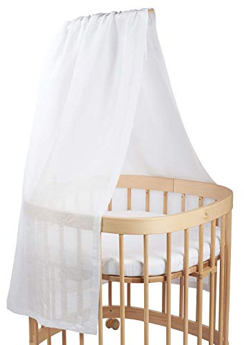 tweeto® baldacchino per culla per bambini, 100% lino, traspirante